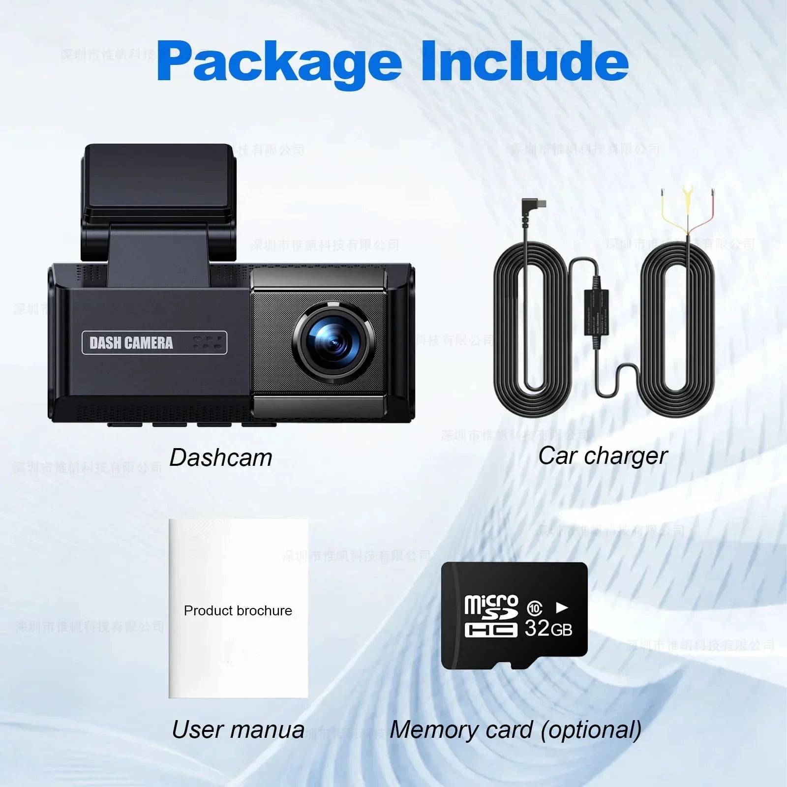 Dash Cam 4K Dual-channel Record 2K HDR 3.69'' IPS TouchScreen 24H Parking Monitor ADAS Car DVR WIFI APP 130° FOV Vehicle Recorde