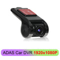 Dash Cam ADAS Car DVR HD 1080P USB Video Recorder For Android Navigation Front and Rear Dual Camera Loop Recording Night Vision
